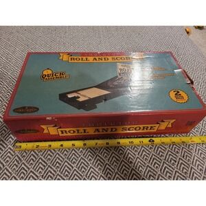 Crane Tabletop Roll and Score Mini Desktop Skill & Action Game w/ 2-Metal Balls